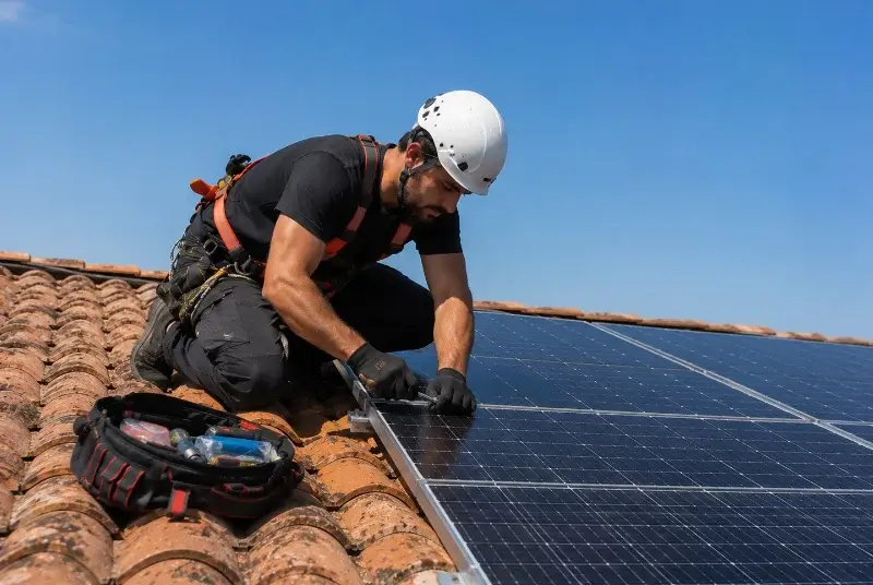 Maintenance et monitoring de panneaux solaires à Herlies