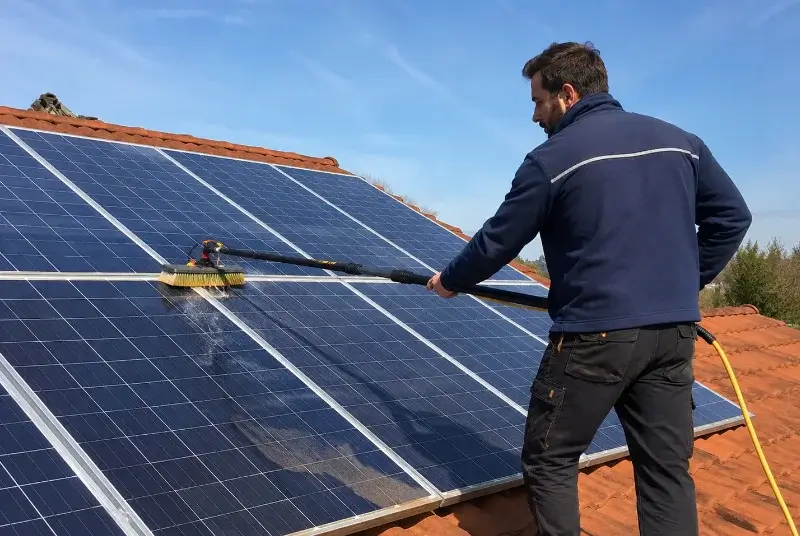 Nettoyage et entretien de panneaux solaires à Herlies