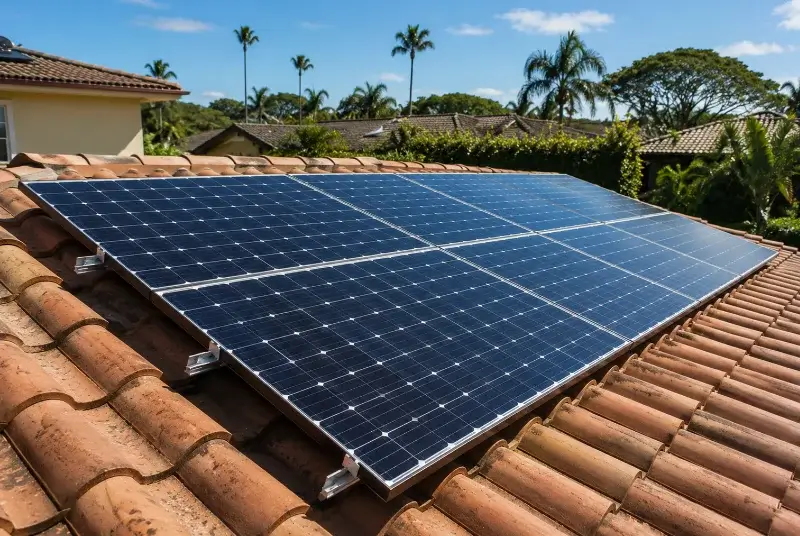 Installation de panneaux solaires à Herlies